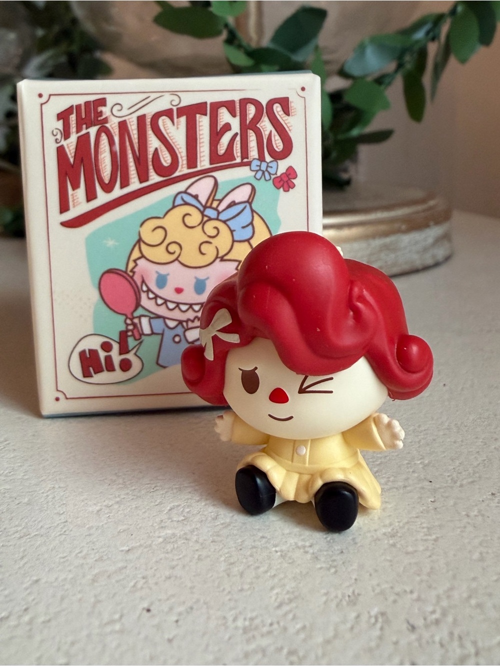 Pop Mart Hair Salon Pop Bean featuring removable- Vintage Updo (Spooky)